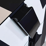 Дизайнерский комод в чёрно-белую полоску Ziqqurat варинант исполнения - 1 | Loft Concept в Ульяновске