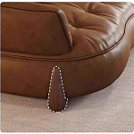 Кресло кожаное с деревянным каркасом Medieval Furniture варинант исполнения - 3 | Loft Concept в Ульяновске