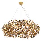 Люстра подвесная круглая с многочисленными металлическими круглыми элементами Terzani Argent варинант исполнения - 5 | Loft Concept в Ульяновске