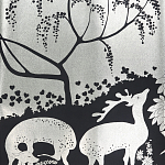 Обои ручная роспись в стиле Арт-деко Rateau Original colourway on Electrum gilded paper варинант исполнения - 2 | Loft Concept в Ульяновске