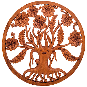 Панно из дерева Foliage Panel With Trees