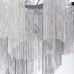 Люстра потолочная с металлическими цепочками Диаметр 99 см Atlantis Chain варинант исполнения - 4 | Loft Concept в Ульяновске