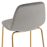 Барный стул на золотистых ножках VENDRAMIN Grey варинант исполнения - 7 | Loft Concept в Ульяновске