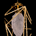 Подвесной светильник с плафоном в виде камня Embodiment варинант исполнения - 5 | Loft Concept в Ульяновске