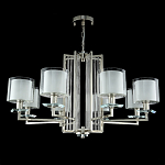 Люстра с 8-ю цилиндрическими плафонами из стекла Laurent варинант исполнения - 9 | Loft Concept в Ульяновске
