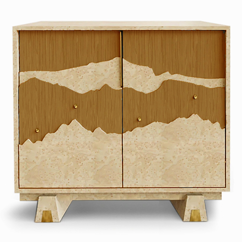 Буфет Okinawa Ginger Бежевый Горчичный Золотой в Ульяновске | Loft Concept 