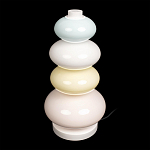 Настольная лампа из стеклянных сфер в пастельных тонах Высота 40 см Pastel Lunaria варинант исполнения - 3 | Loft Concept в Ульяновске