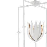 Подвесной светильник белый c абажуром в виде цветка тюльпана White Tulips варинант исполнения - 1 | Loft Concept в Ульяновске
