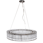 Подвесная люстра в форме круга Light Source Antique Nickel варинант исполнения - 1 | Loft Concept в Ульяновске