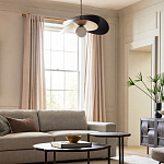 Люстра круглая с 2-мя металлическими абажурами Andromeda варинант исполнения - 6 | Loft Concept в Ульяновске