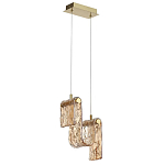 Подвесной светильник волнистой формы из фактурного стекла Wave варинант исполнения - 1 | Loft Concept в Ульяновске