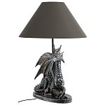 Настольная лампа с абажуром Дракон Silver Dragon варинант исполнения - 1 | Loft Concept в Ульяновске