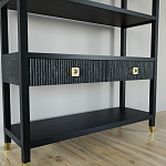 Стеллаж с двумя ящиками Elsa Dreams Black варинант исполнения - 2 | Loft Concept в Ульяновске