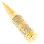 Флешка на 32 гб в виде патрона с гравировкой Герба РФ в подарочной коробке Metal Flash Drive варинант исполнения - 1 | Loft Concept в Ульяновске