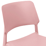 Пластиковый стул на ножках из массива бука Ferret Pink варинант исполнения - 5 | Loft Concept в Ульяновске