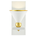 Бра с бело-золотыми плафоном в форме конуса Light Source варинант исполнения - 2 | Loft Concept в Ульяновске