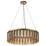 Люстра со стеклянными цилиндрическими плафонами Luminous Cylinders Amber Round варинант исполнения - 4 | Loft Concept в Ульяновске