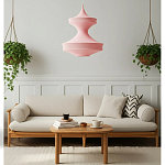 Подвесной вязаный розовый светильник «Моника» варинант исполнения - 5 | Loft Concept в Ульяновске