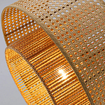 Подвесной светильник с абажуром из плтеного бамбука Light Inside the Cell варинант исполнения - 5 | Loft Concept в Ульяновске