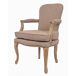 Кресло Aubrey Classical Armchair brown flax варинант исполнения - 3 | Loft Concept в Ульяновске