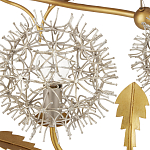 Люстра круглая с декором в виде цветков одуванчика Hanging Dandelion варинант исполнения - 1 | Loft Concept в Ульяновске