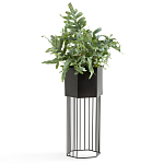 Кашпо Elevated Planters Сlive 59 черное  варинант исполнения - 2 | Loft Concept в Ульяновске