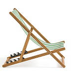 Шезлонг из акации и ткани Argentina варинант исполнения - 6 | Loft Concept в Ульяновске