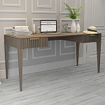 Рабочий стол коричневый с 2-мя ящиками Harper Line варинант исполнения - 2 | Loft Concept в Ульяновске