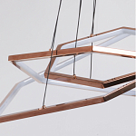 Люстра с 3-мя подвесами в виде шестиугольников Hexagon Horizontal варинант исполнения - 6 | Loft Concept в Ульяновске