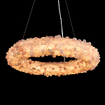 Люстра кольцевая с частичками натурального горного хрусталя Crystal Shimmer варинант исполнения - 2 | Loft Concept в Ульяновске