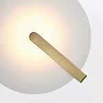 Потолочный светильник в форме плоского диска из белого матового стекла Eurofase варинант исполнения - 4 | Loft Concept в Ульяновске