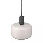 Подвесной светильник с круглым бежевым плафоном Quentin варинант исполнения - 3 | Loft Concept в Ульяновске