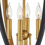 Подвесной светильник в форме фонаря чёрного цвета Black Lantern варинант исполнения - 2 | Loft Concept в Ульяновске