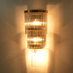 Бра с золотистым основанием и прозрачными трубками Nembus варинант исполнения - 6 | Loft Concept в Ульяновске