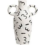 Декоративная ваза White Doodle Vase M варинант исполнения - 1 | Loft Concept в Ульяновске