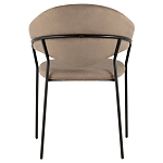 Коричневый стул с обивкой из искусственной замши Alexis варинант исполнения - 4 | Loft Concept в Ульяновске