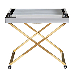 Стол сервировочный с зеркальной столешницей Splendid Serving Table варинант исполнения - 1 | Loft Concept в Ульяновске