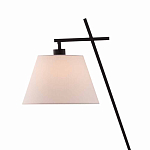 Торшер с черным наклонным корпусом и конусовидным абажуром Black Tripod варинант исполнения - 1 | Loft Concept в Ульяновске