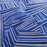 Мебельная ткань Жаккард синий принт 140 см T2-132 варинант исполнения - 1 | Loft Concept в Ульяновске