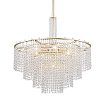 Люстра многоярусная с каскадами кристаллов Crystal Rains варинант исполнения - 1 | Loft Concept в Ульяновске