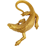 Настенный декор в виде золотой ящерицы Golden Lizard  варинант исполнения - 3 | Loft Concept в Ульяновске