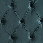 Кровать двуспальная зеленая с основанием из массива дерева с мягким изголовьем Velour Beds варинант исполнения - 2 | Loft Concept в Ульяновске