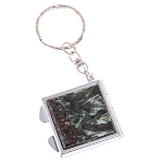 Зеркало брелок складное двухстороннее из натурального камня Серафинит Stone Mirrors варинант исполнения - 5 | Loft Concept в Ульяновске