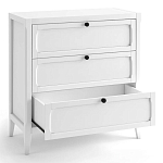 Комод с 3-мя ящиками белый Silva White Chest of Drawers варинант исполнения - 3 | Loft Concept в Ульяновске