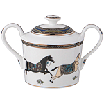 Чайный сервиз из фарфора с изображением лошадей на 6 персон 15 предметов Porcelain Horse Set  варинант исполнения - 3 | Loft Concept в Ульяновске