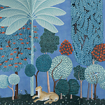 Мебельная ткань Oasis Blue Велюр  варинант исполнения - 1 | Loft Concept в Ульяновске