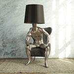 Лампа MALE MANNEQUIN LAMP с абажуром варинант исполнения - 3 | Loft Concept в Ульяновске