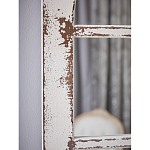 Зеркало-окно с эффектом старения в венецианском стиле Venetian White Mirror варинант исполнения - 7 | Loft Concept в Ульяновске