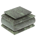 Шкатулка с зеркалом из натурального камня змеевик Stone Casket варинант исполнения - 2 | Loft Concept в Ульяновске