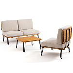 Кресло с каркасом из акации Hanley Wooden Chair варинант исполнения - 7 | Loft Concept в Ульяновске